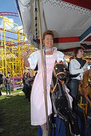 Wiesnchefin Dr. Gabriele Weishäupl kennt den Pemperprater noch aus Kindheitstagen (Foto. Ingrid Grossmann)